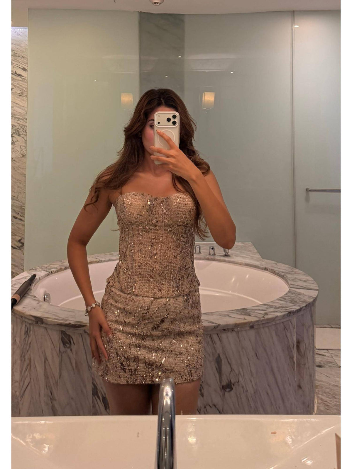 Berlin Cream Embellished Corset Top | CT61 - view 5