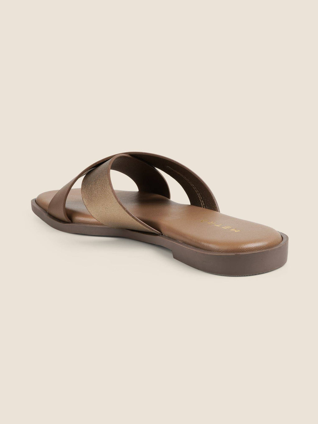 Women Brown Flats | F61 - view 2