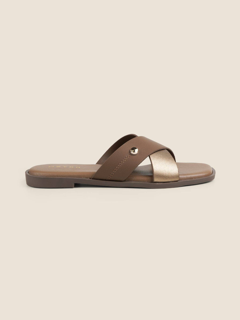 Women Brown Flats | F61 - view 4