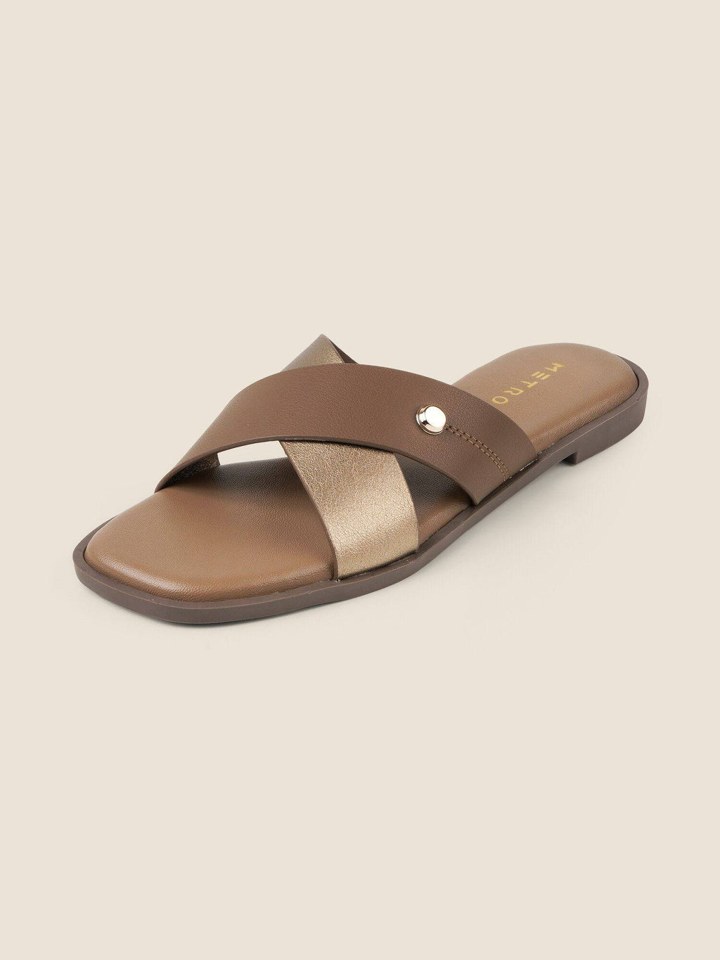 Women Brown Flats | F61 - view 9