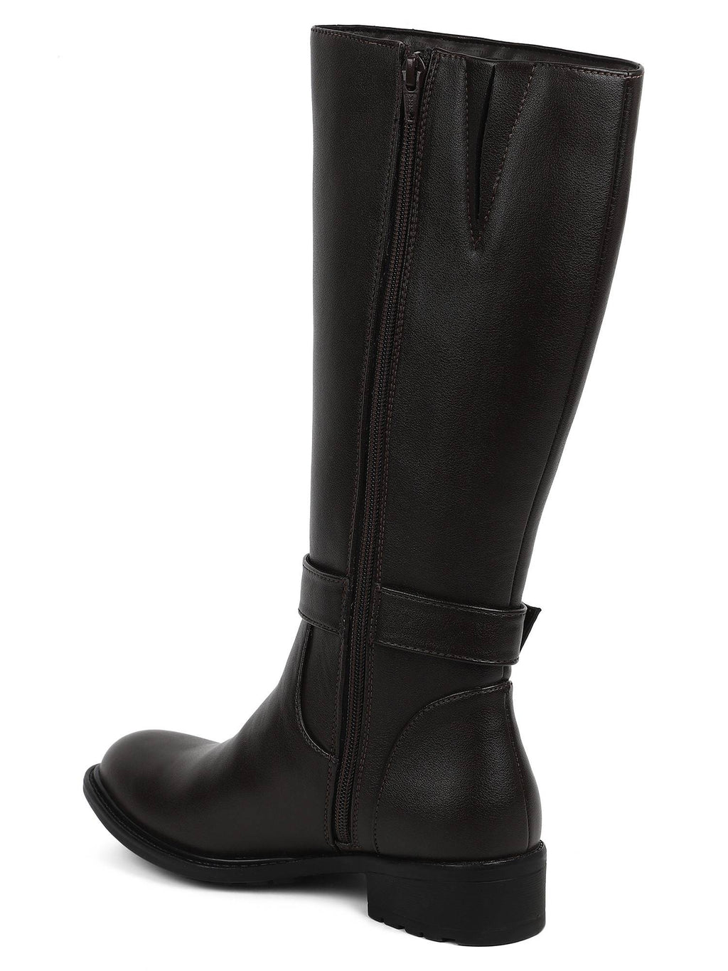 Brown Women Zip Casual Boots | BT61 - view 4