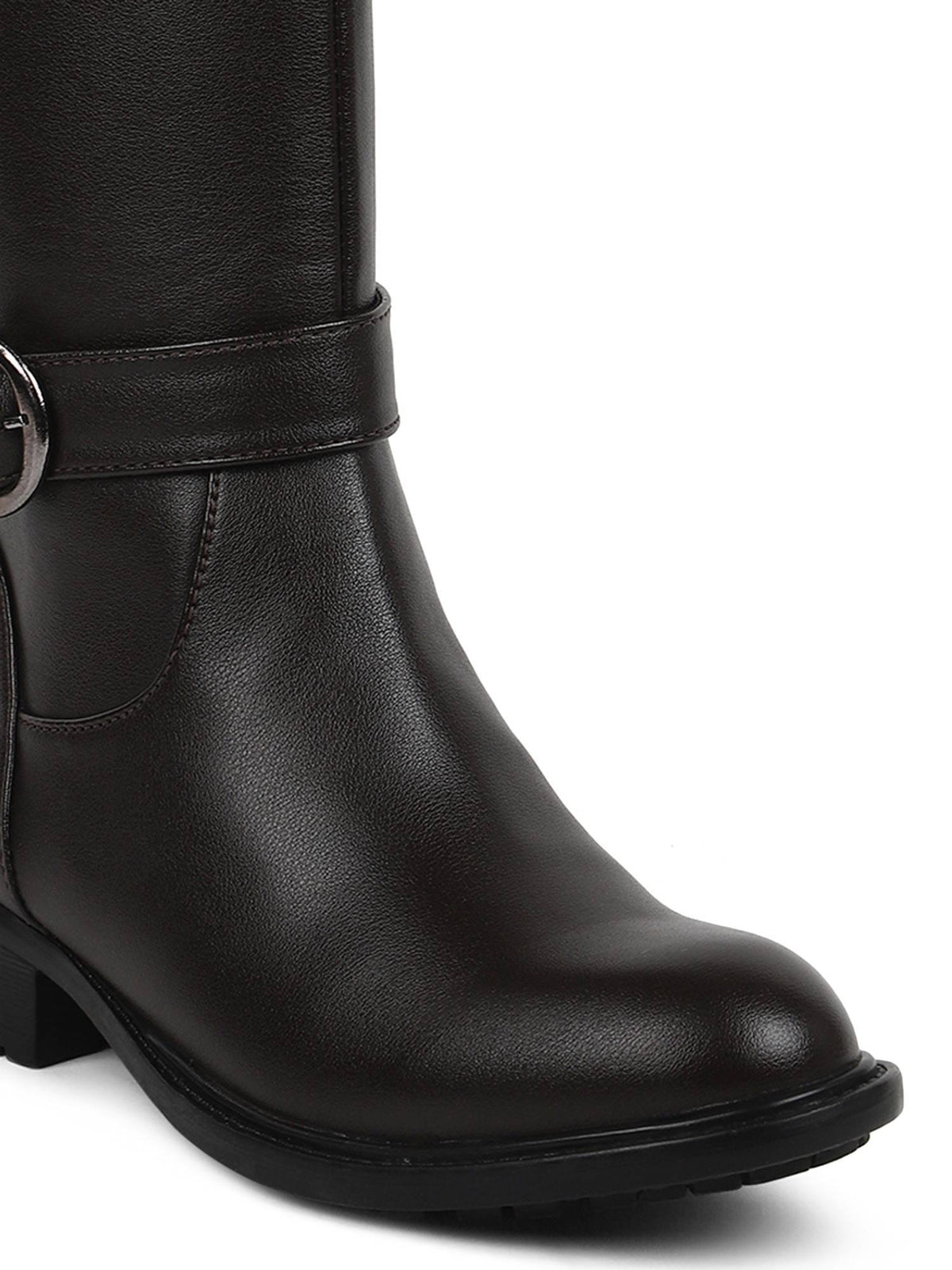 Brown Women Zip Casual Boots | BT61 - view 6