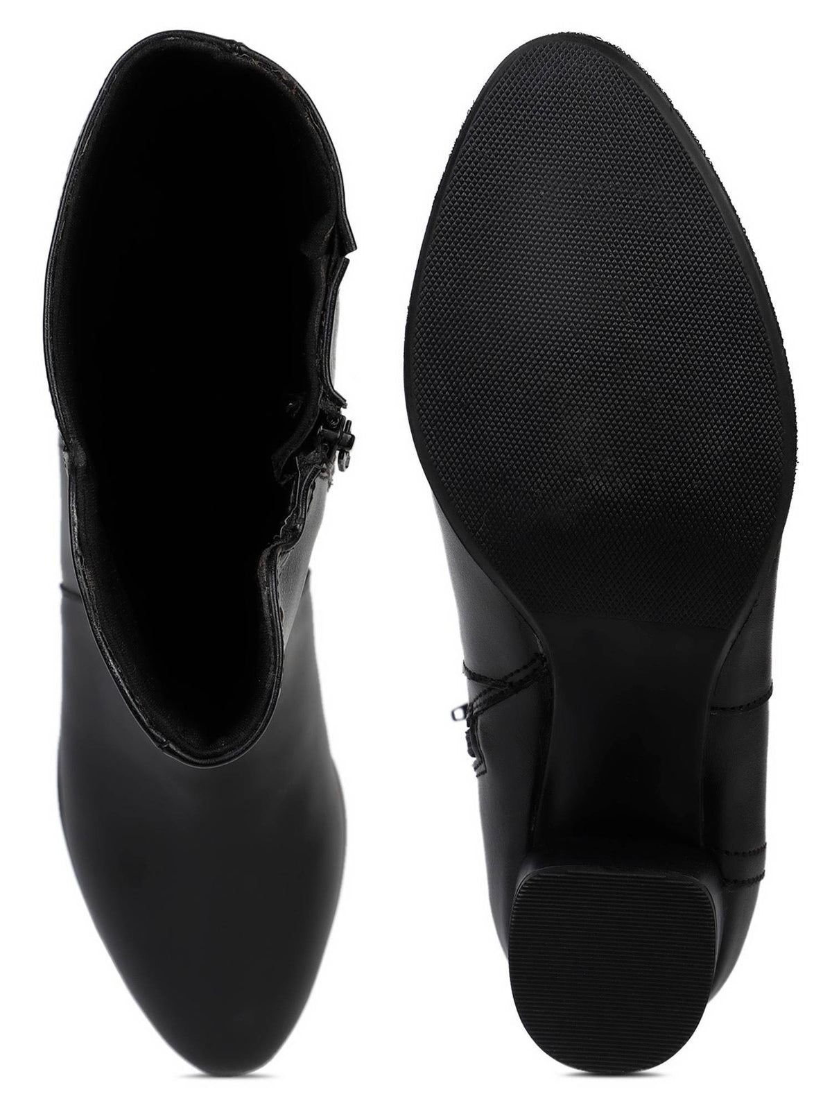 Black Women Zip Casual Boots | BT61 - view 3