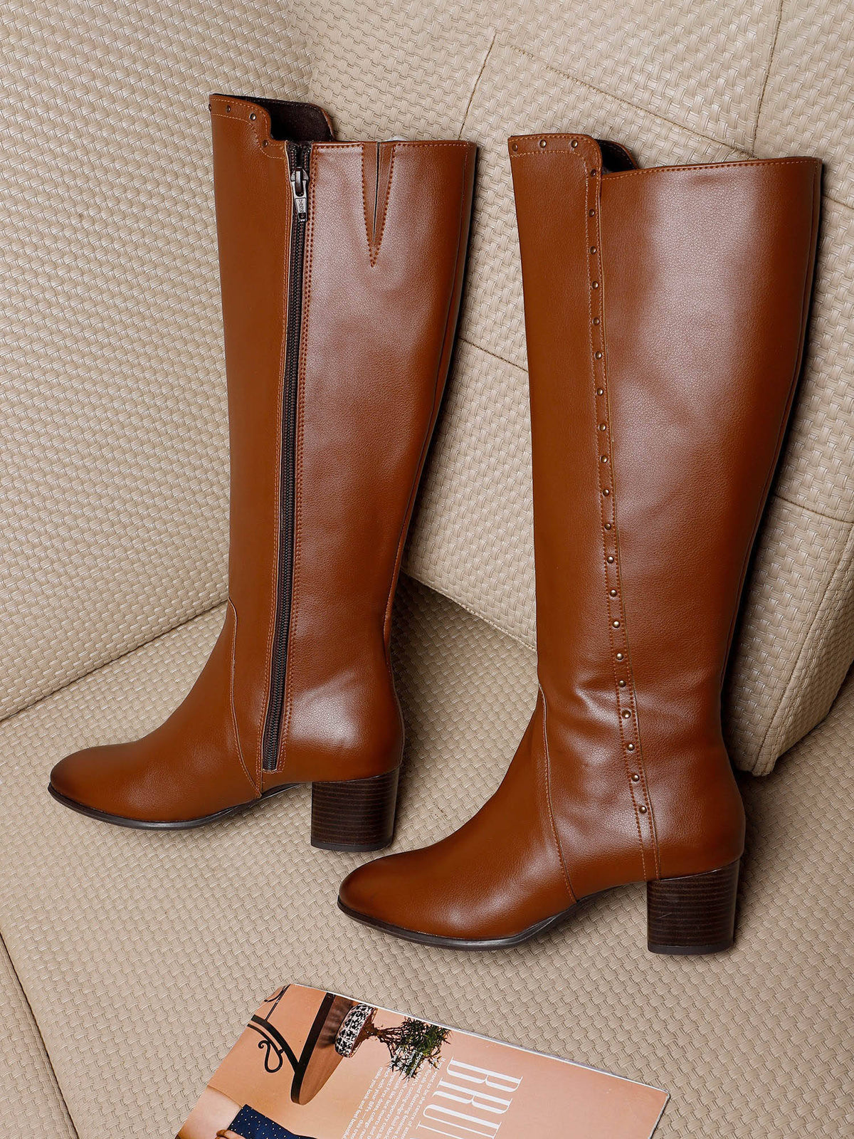 Black Women Zip Casual Boots | BT61 - view 7