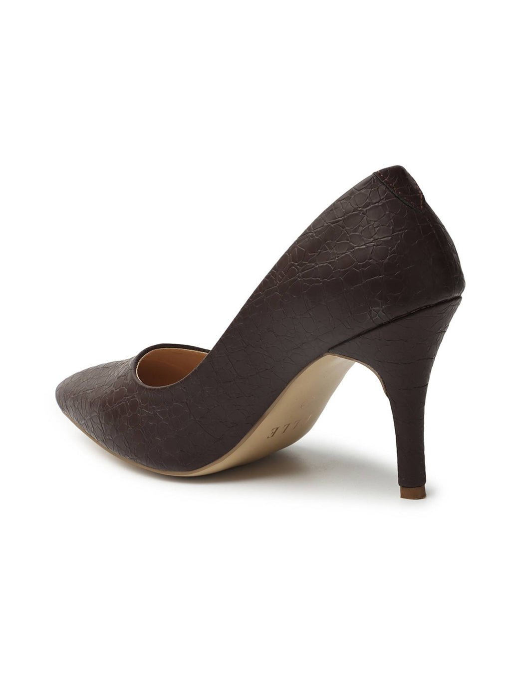 Brown Women Slip On Pumps | H78 - view 6
