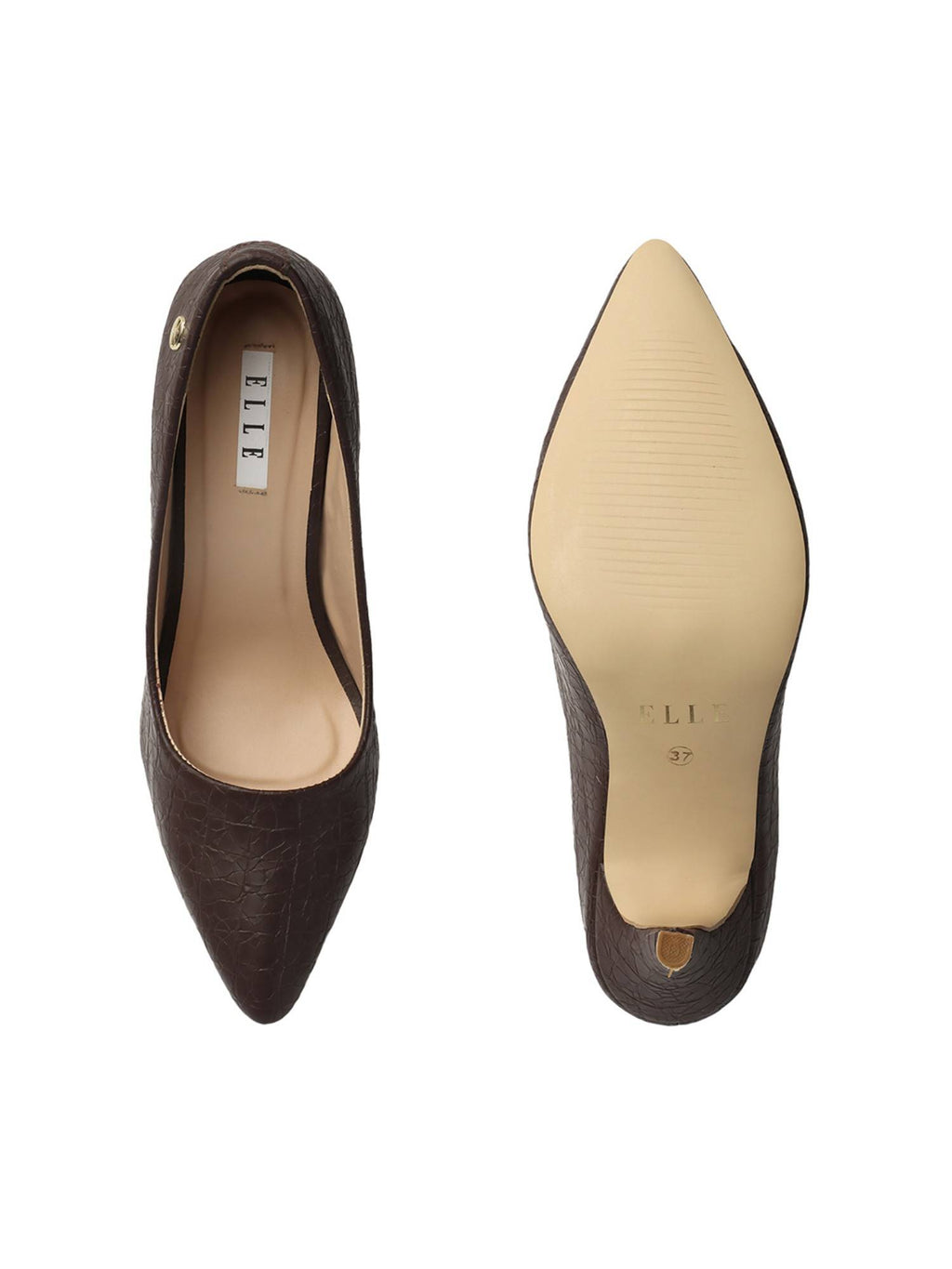 Brown Women Slip On Pumps | H78 - view 7