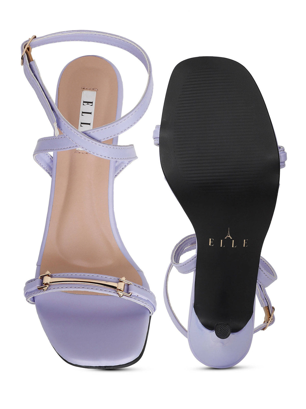 Black Women Buckle Sandals | H78 - view 16