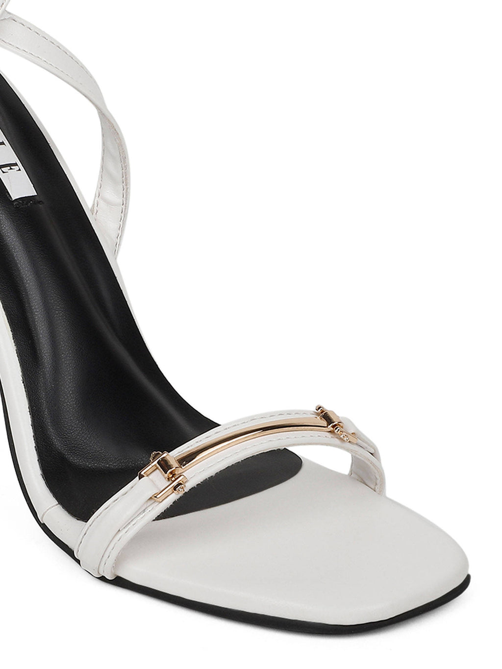 White Women Buckle Sandals | H78 - view 5