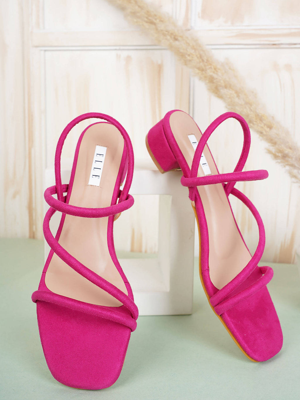 Pink Women Slip On Sandals | H78 - view 1