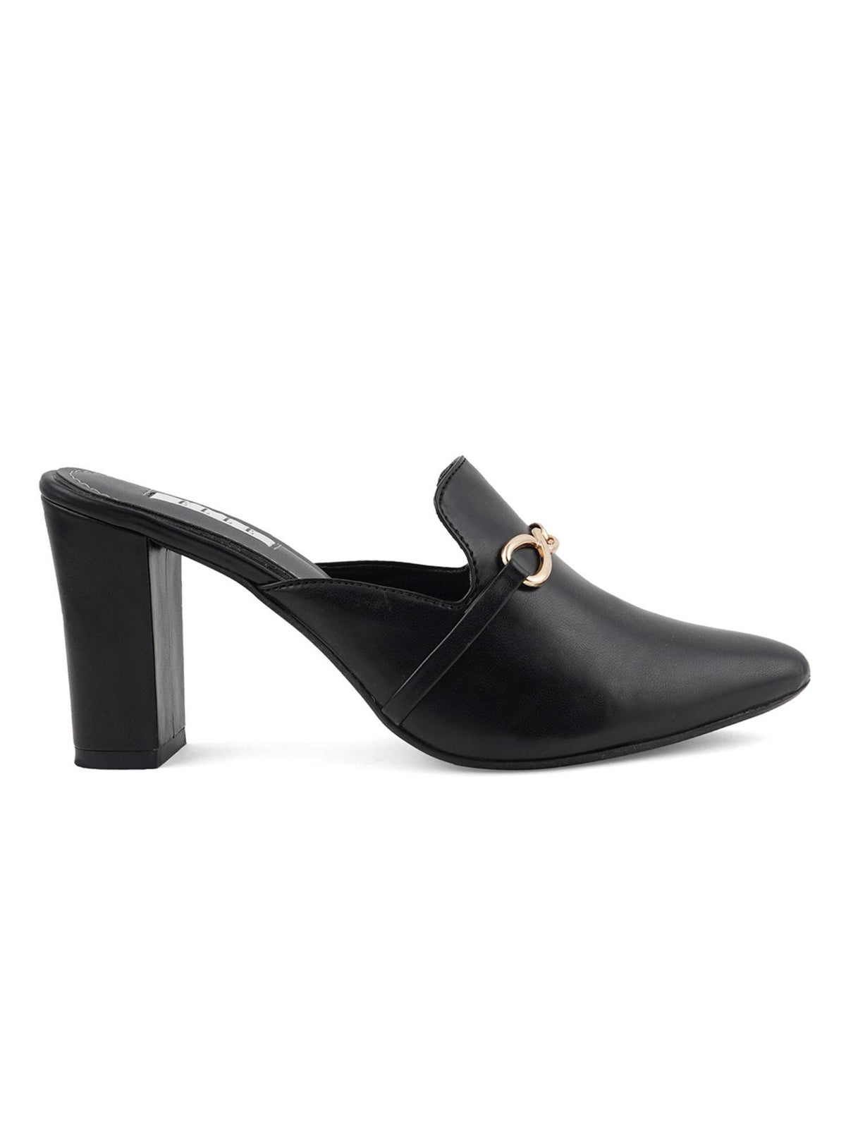 Black Women Slip On Mules | H78 - view 5