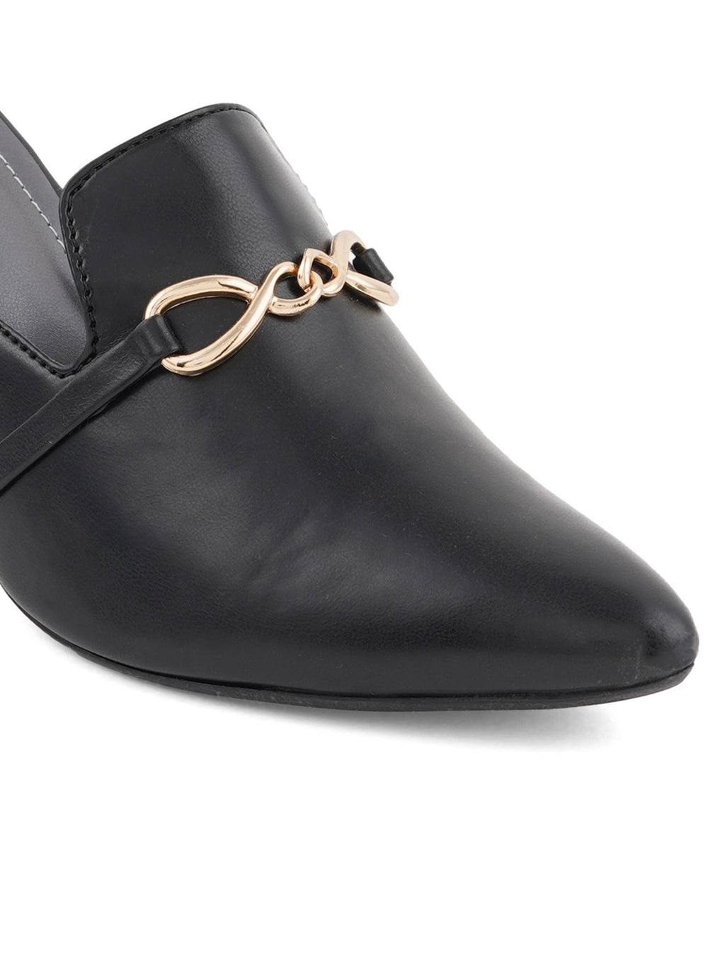 Black Women Slip On Mules | H78 - view 6