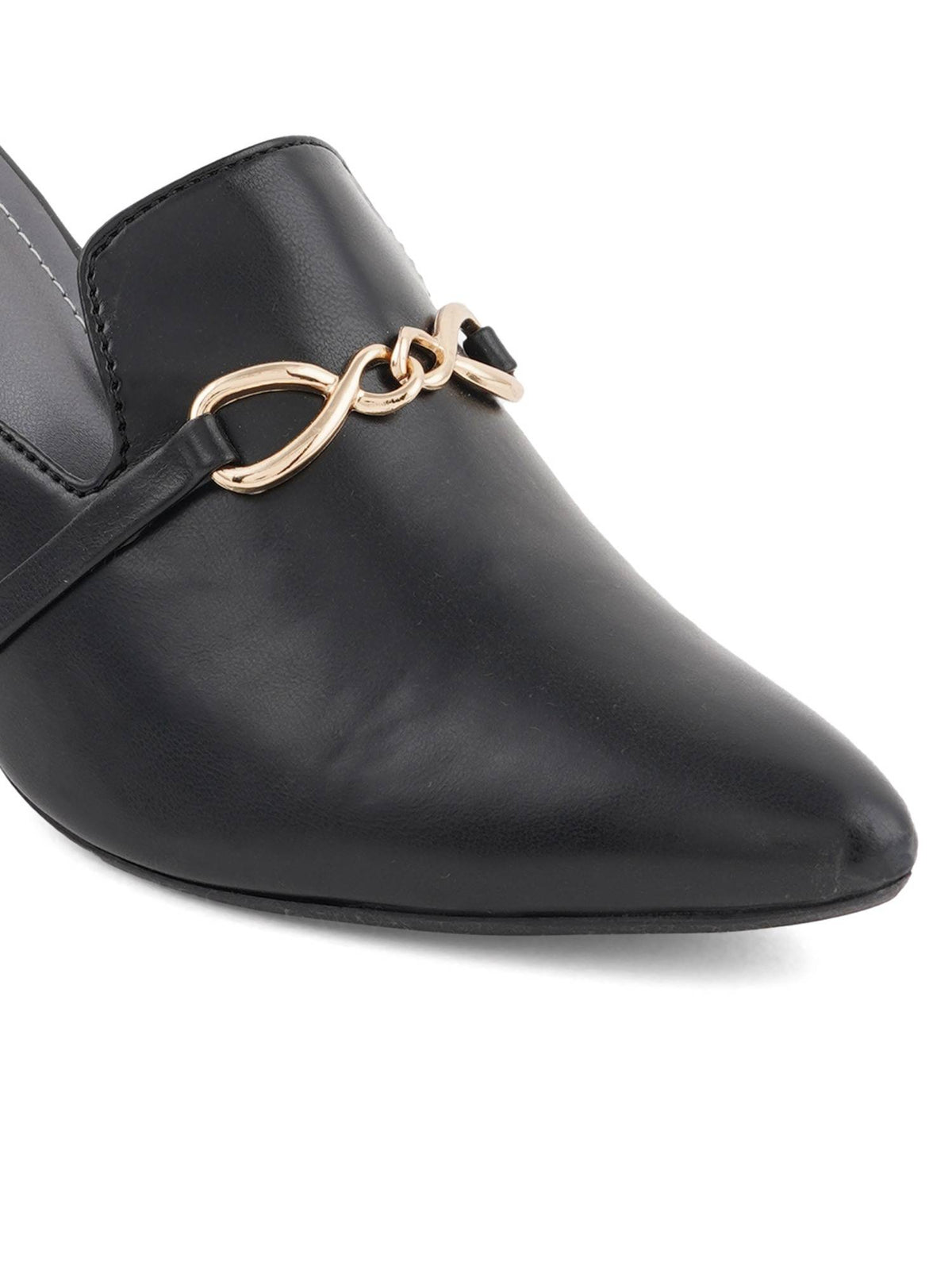Black Women Slip On Mules | H78 - view 6