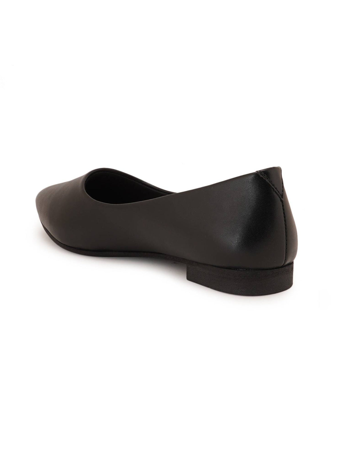 Black Women Slip On Ballerinas | F61 - view 2