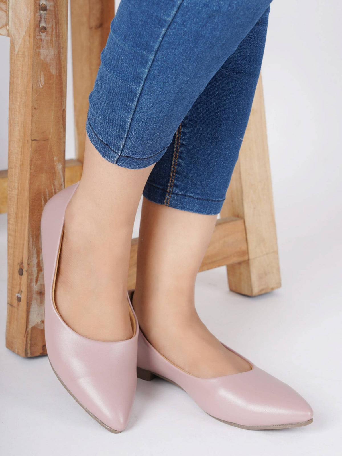 Black Women Slip On Ballerinas | F61 - view 26