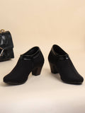 Black Women Zip Pumps | H78 - view 1