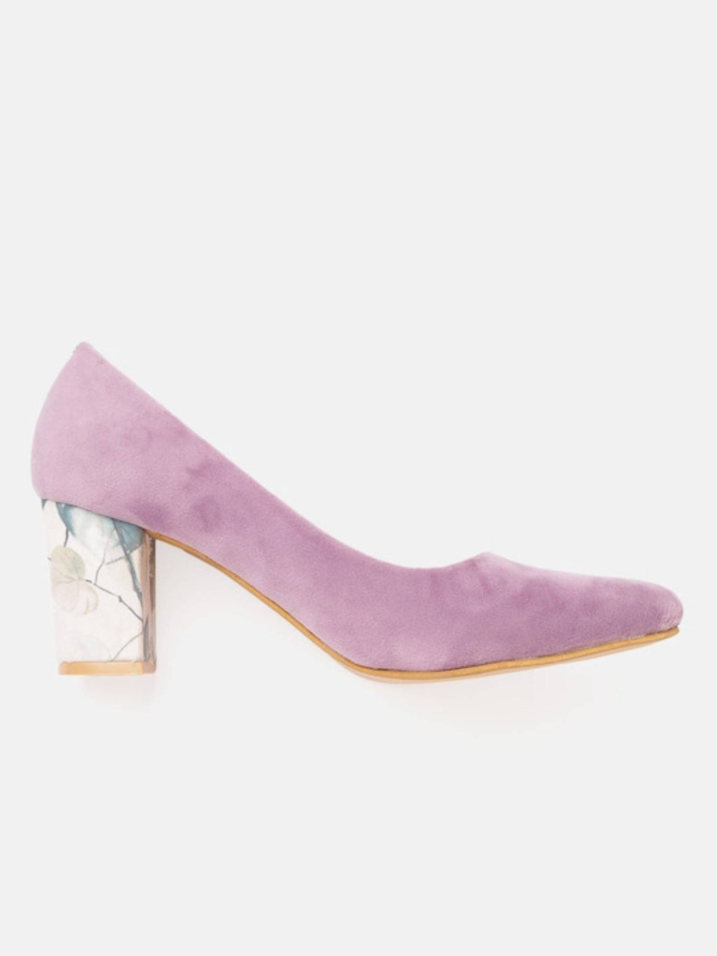 Purple Women Slip On Pumps | H78 - view 3