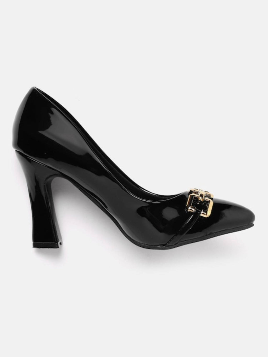 Black Women Slip On Pumps | H78 - view 2