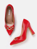 Black Women Slip On Pumps | H78 - view 6