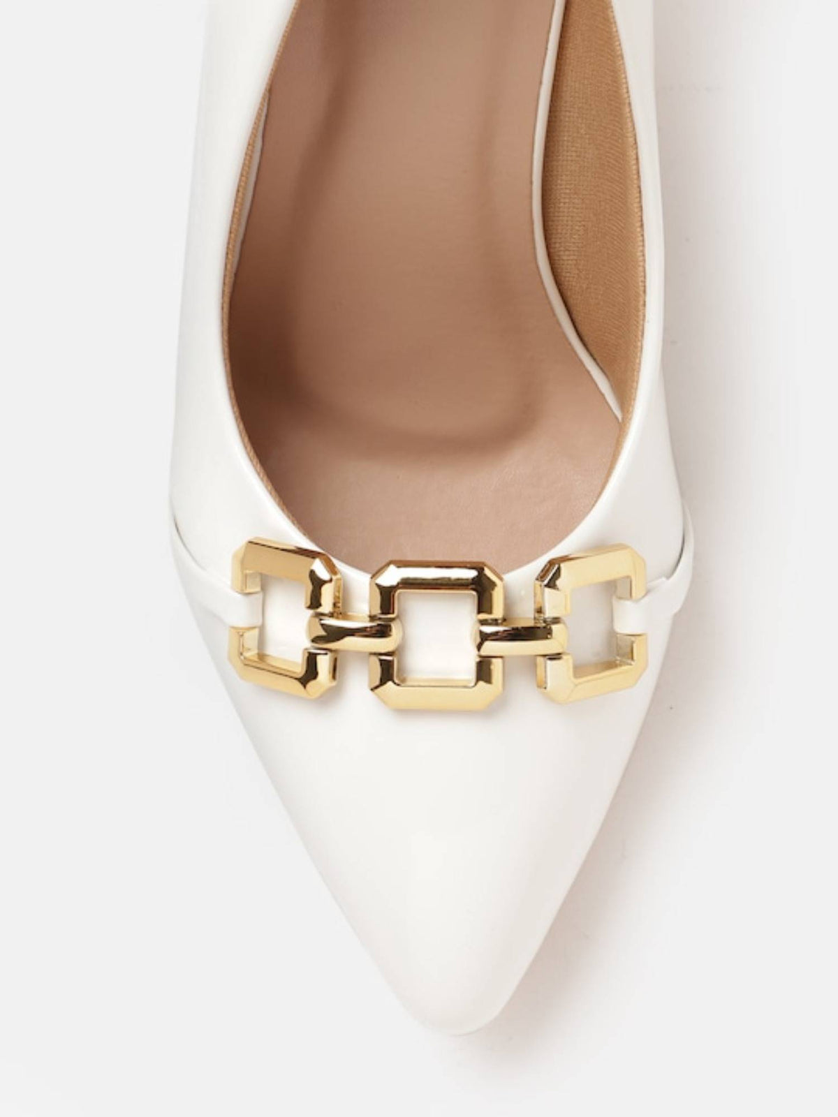 White Women Slip On Pumps | H78 - view 4