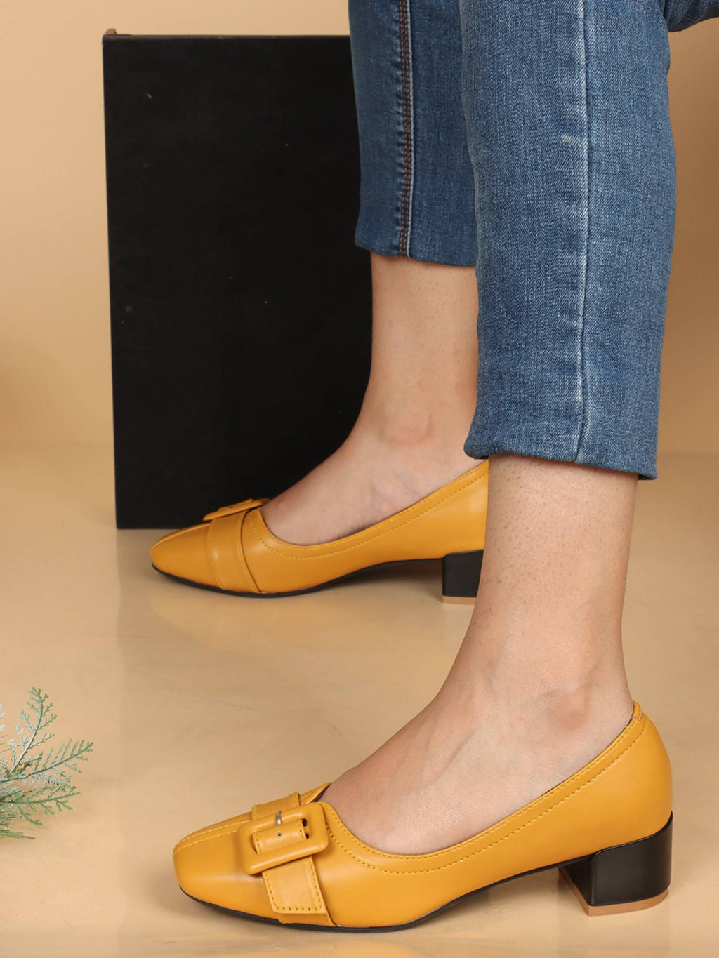 Maroon Women Buckle Pumps | H78 - view 15