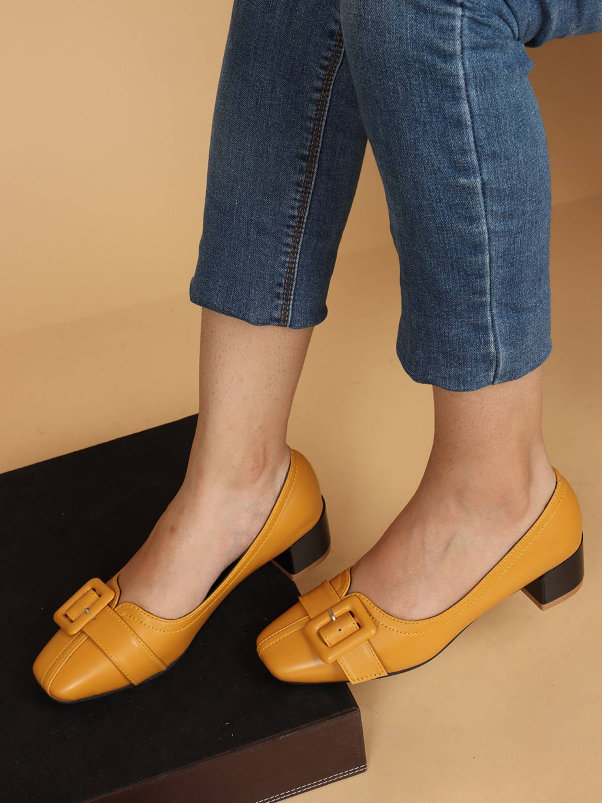 Maroon Women Buckle Pumps | H78 - view 16