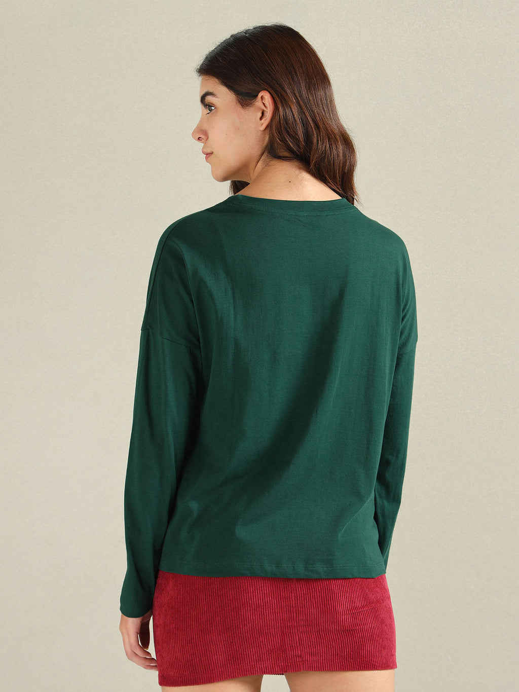 Drop Shoulder Embellished T-Shirt | PW43 - view 5