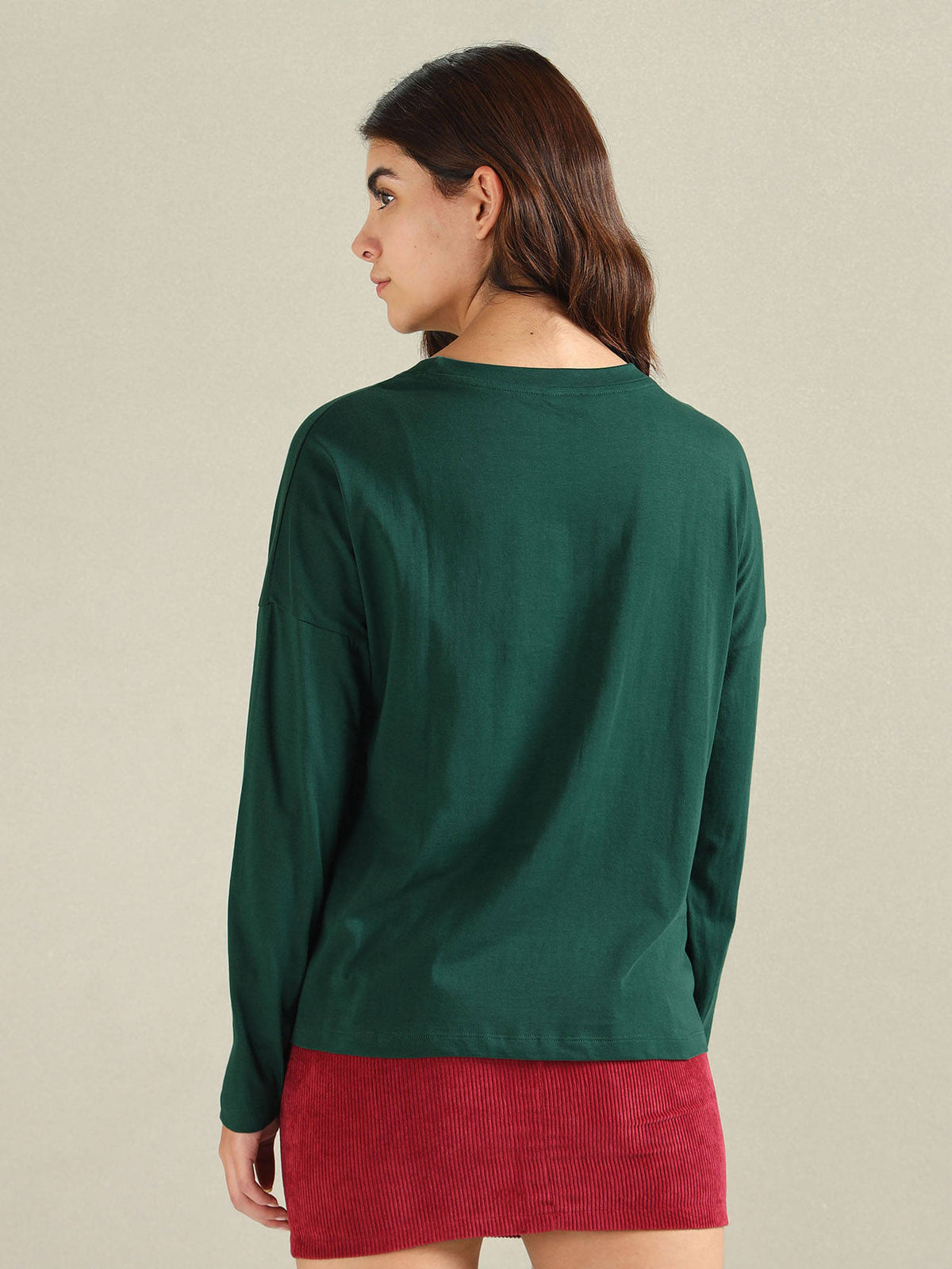 Drop Shoulder Embellished T-Shirt | PW43 - view 5