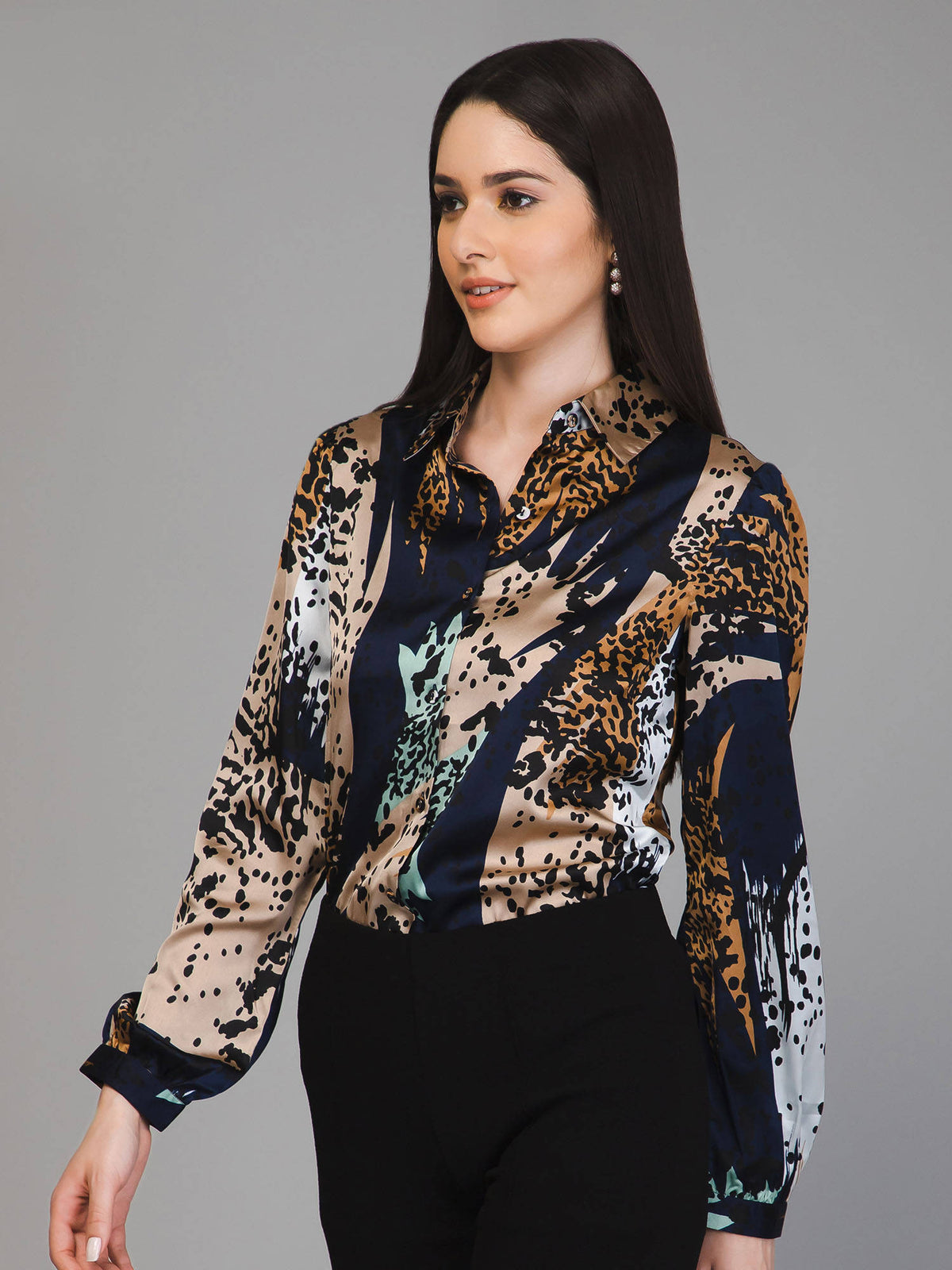 Multi Color Satin Shirts | S67 - view 3