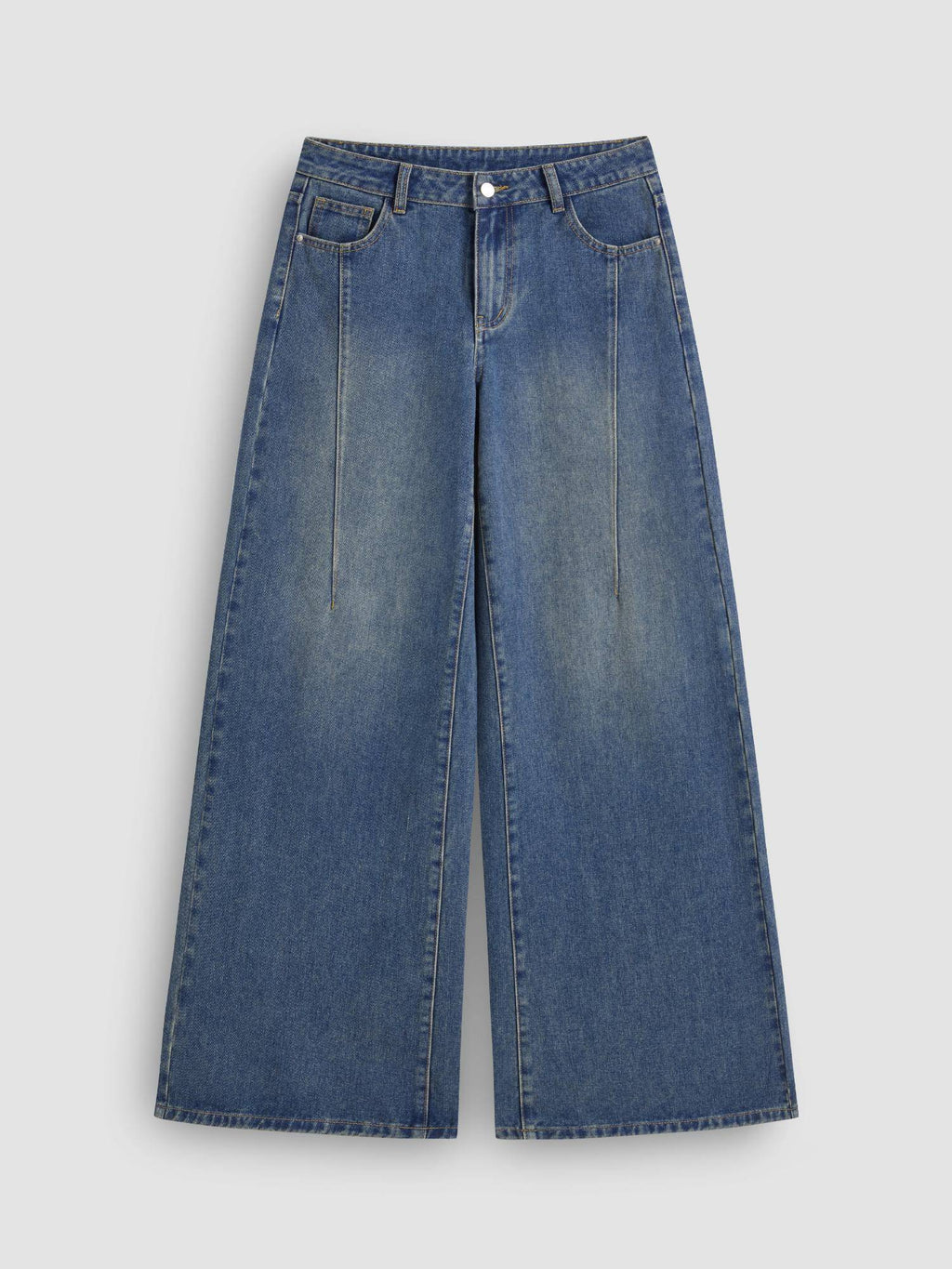 Denim Low Rise Wide Leg Jeans | WL90 - view 6