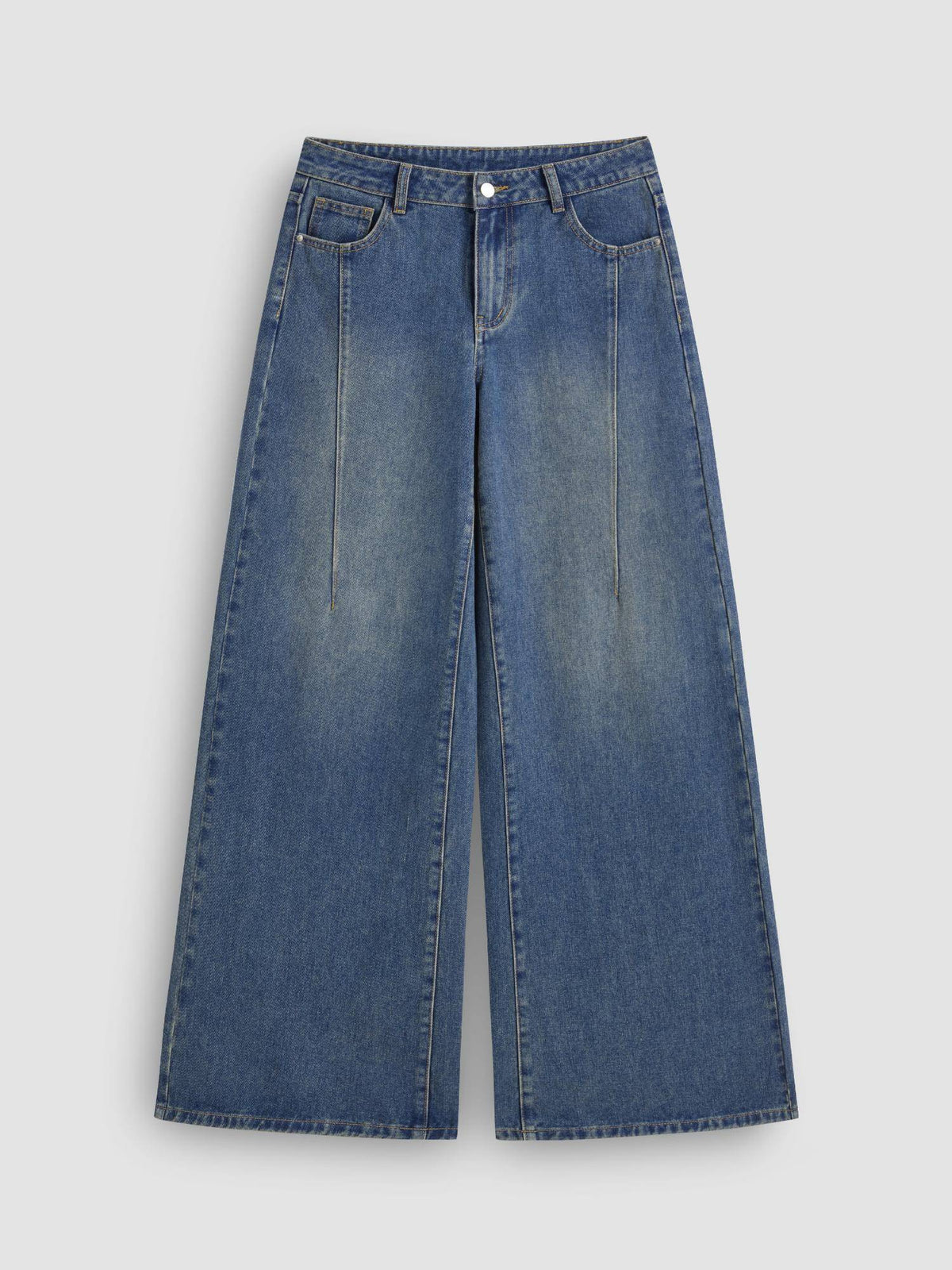 Denim Low Rise Wide Leg Jeans | WL90 - view 6