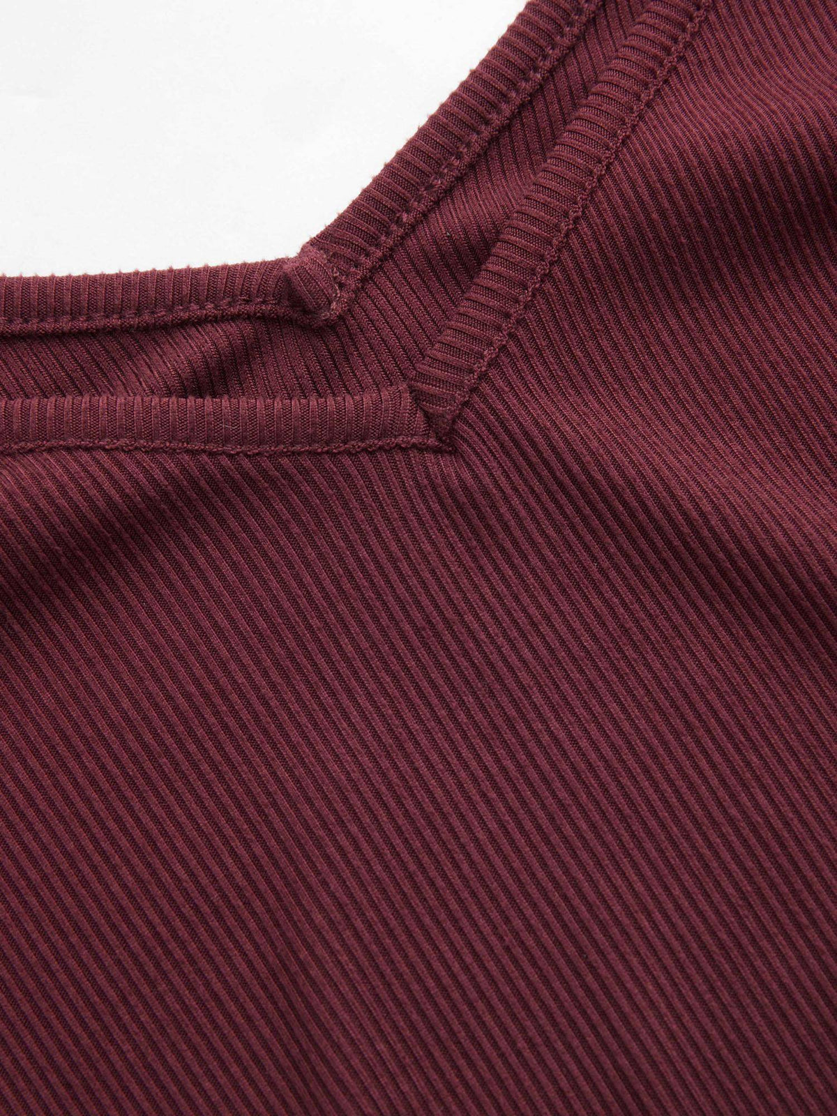 V-neck Solid Ruched Long Bell Sleeve Tee | TS56 - view 2