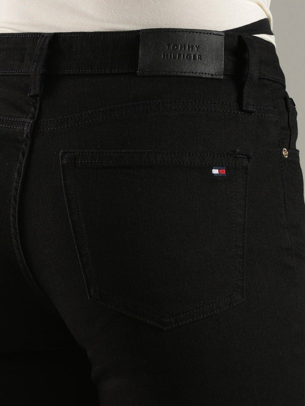 Black Mid Rise Jeans | ST23 - view 4