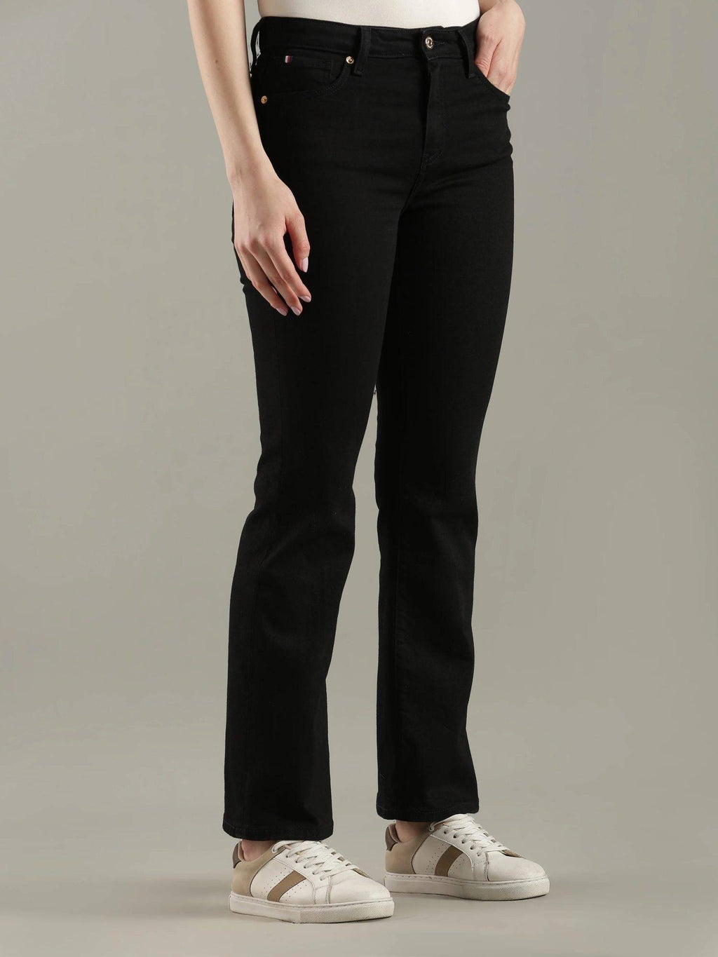 Black Mid Rise Jeans | ST23 - view 6