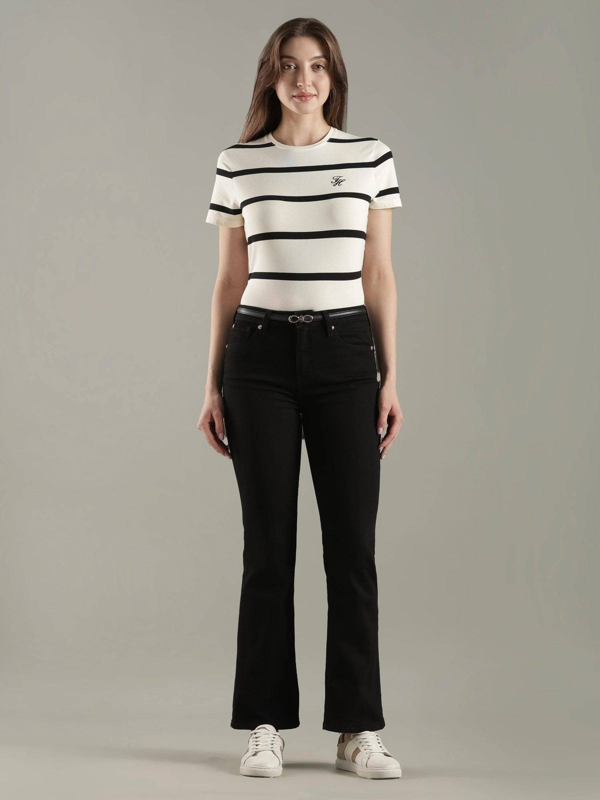 Black Mid Rise Jeans | ST23 - view 7