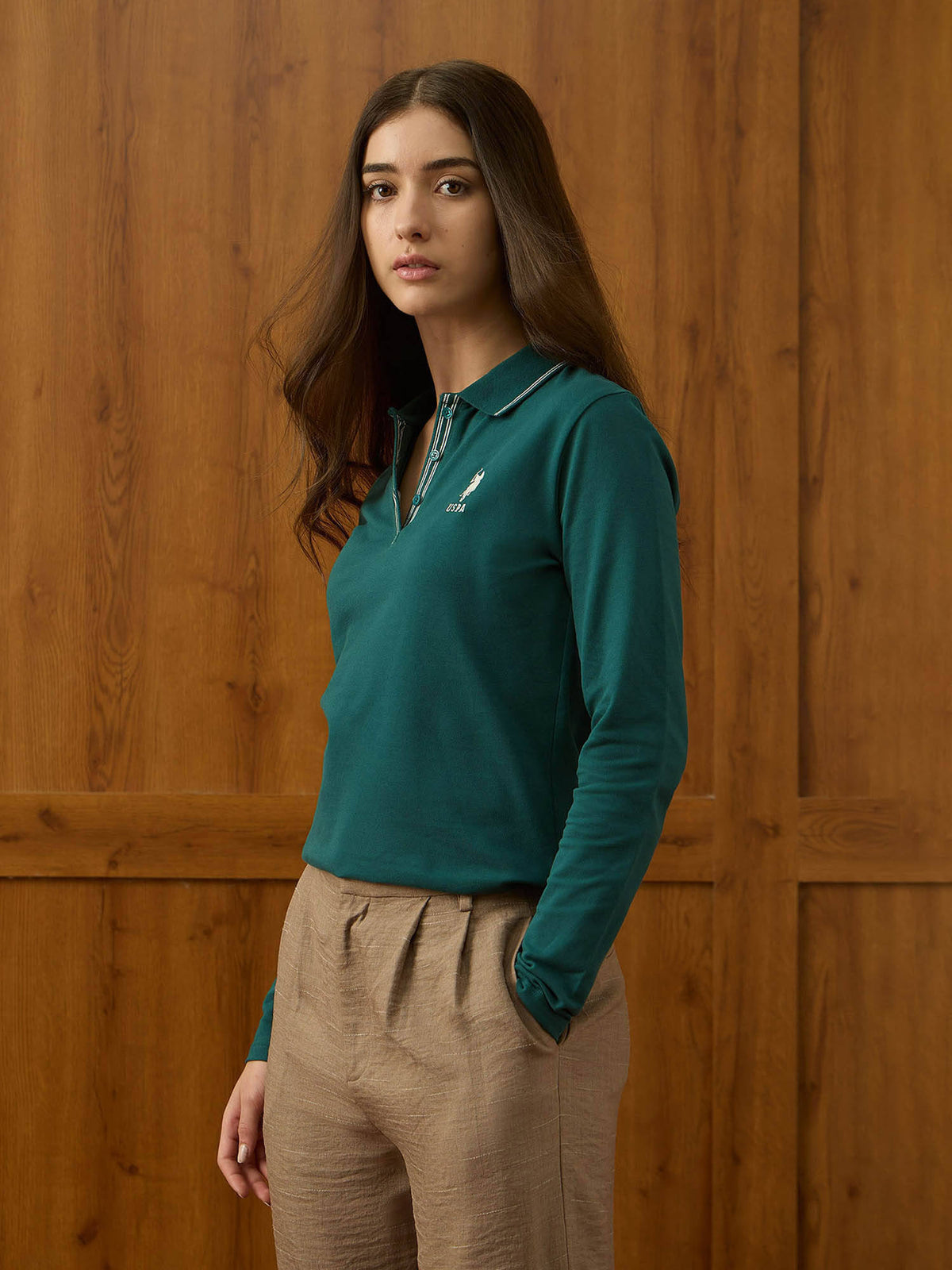 Gold Crest Slim Polo T-shirt | U89 - view 32