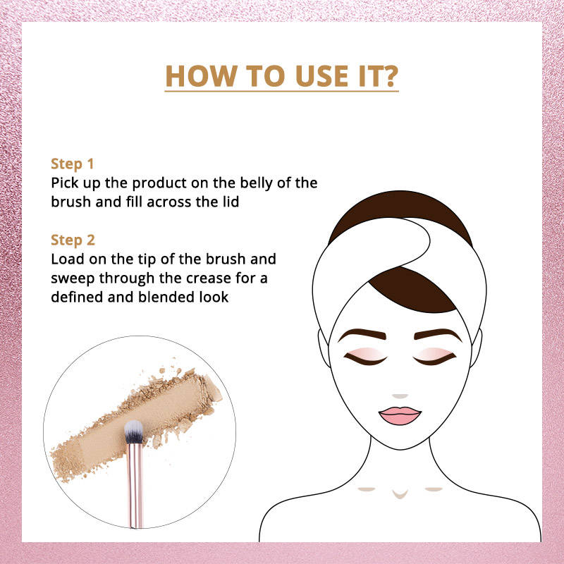 Classic Eye Shadow & Angular Brush Combo | T32 - view 3