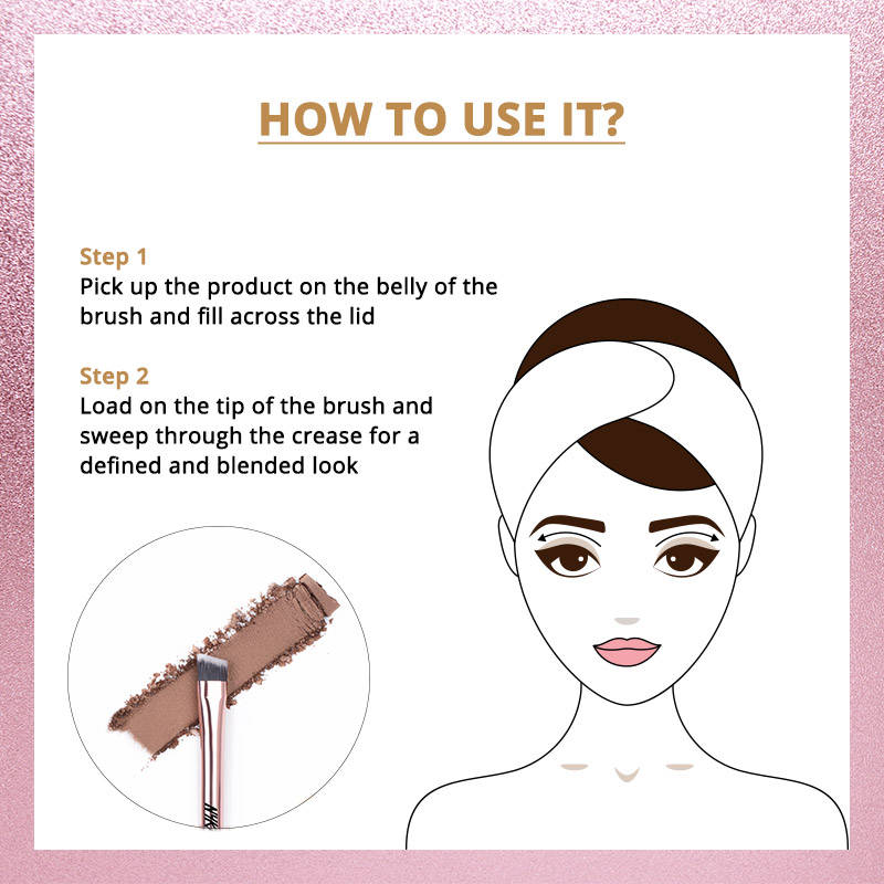 Classic Eye Shadow & Angular Brush Combo | T32 - view 5
