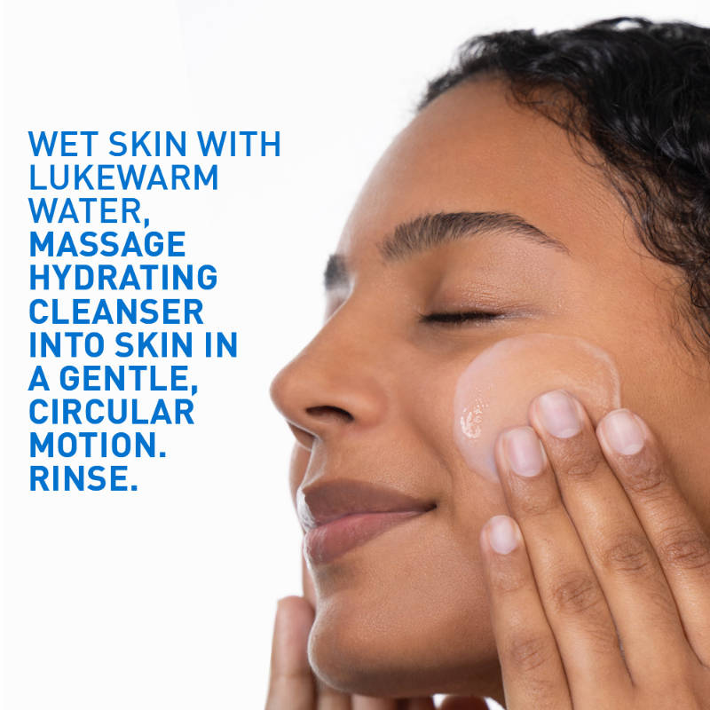Hydrating Cleanser Non-Foaming Face Wash for Dry Skin with Ceramides, Dermatologist Recommend | B20 - view 5
