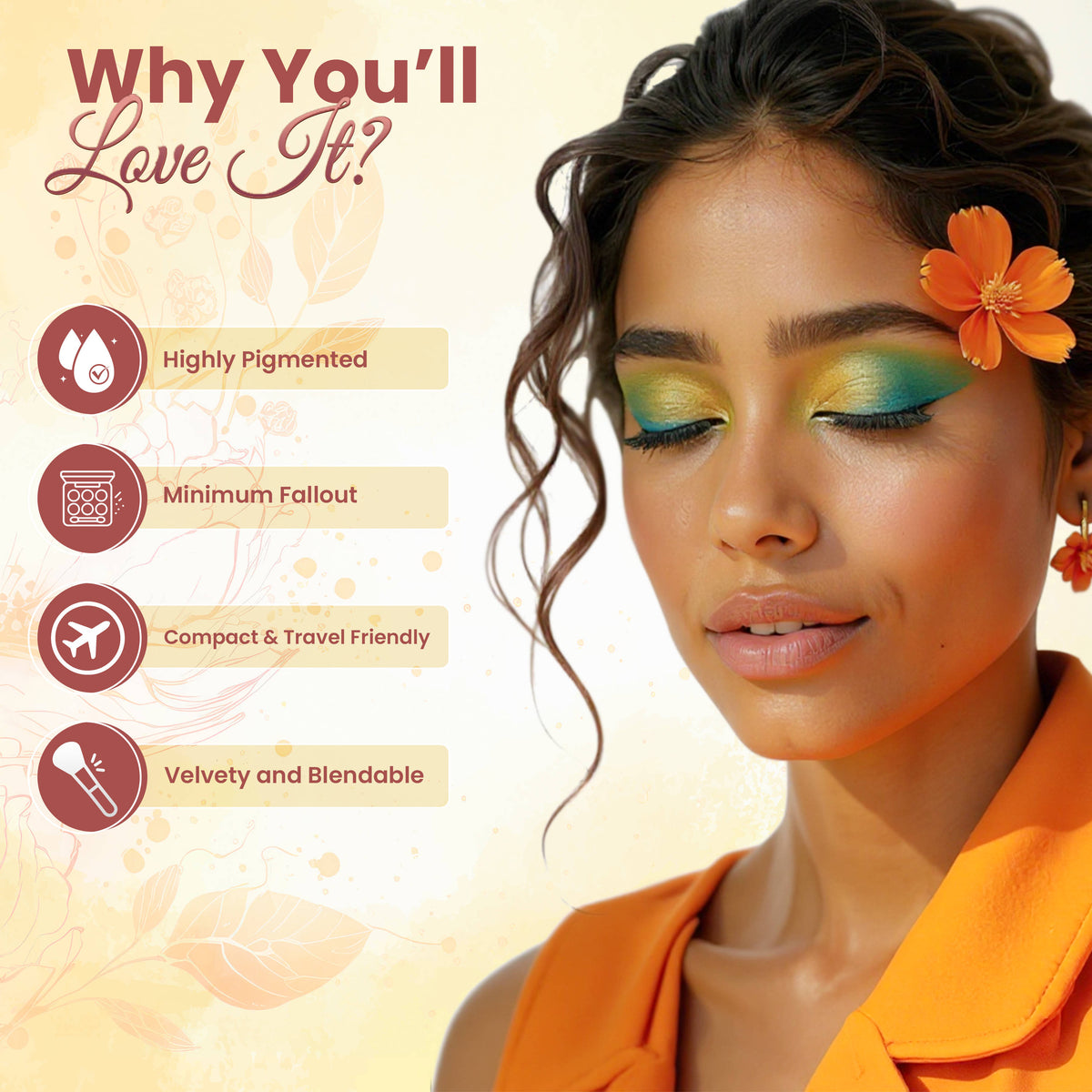 Floral Hues Eyeshadow Palette | E20 - view 2