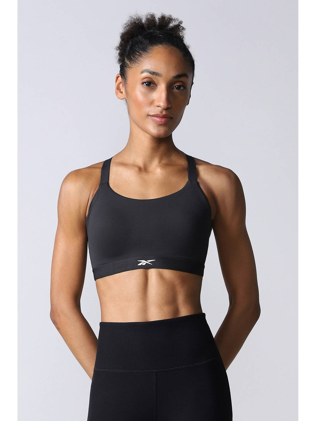 Women Black Sports Bra | sb09 - view 1