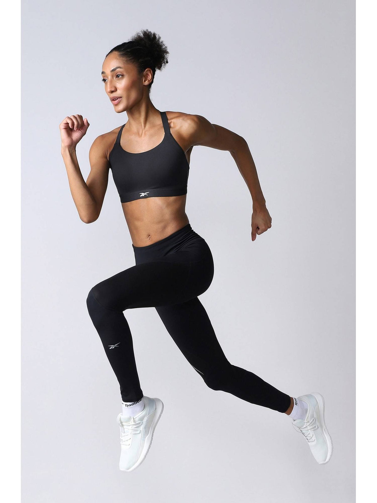 Women Black Sports Bra | sb09 - view 2
