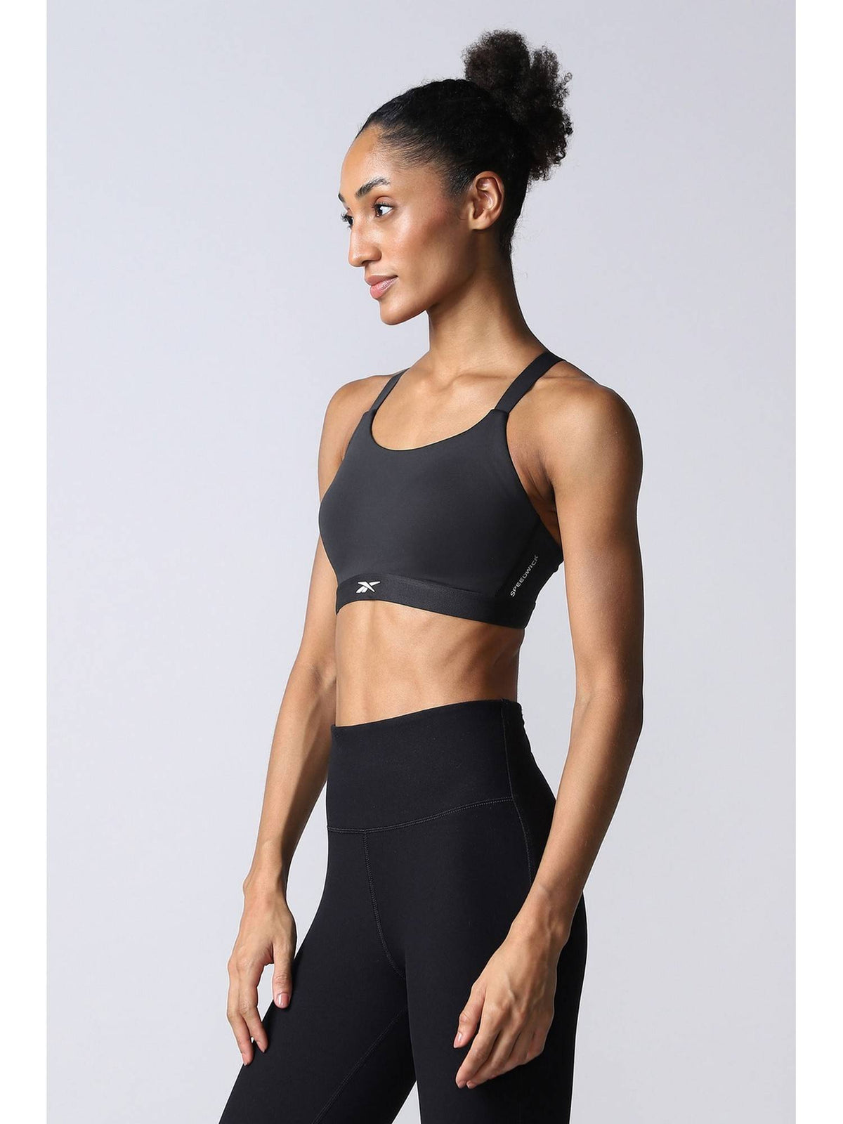 Women Black Sports Bra | sb09 - view 4