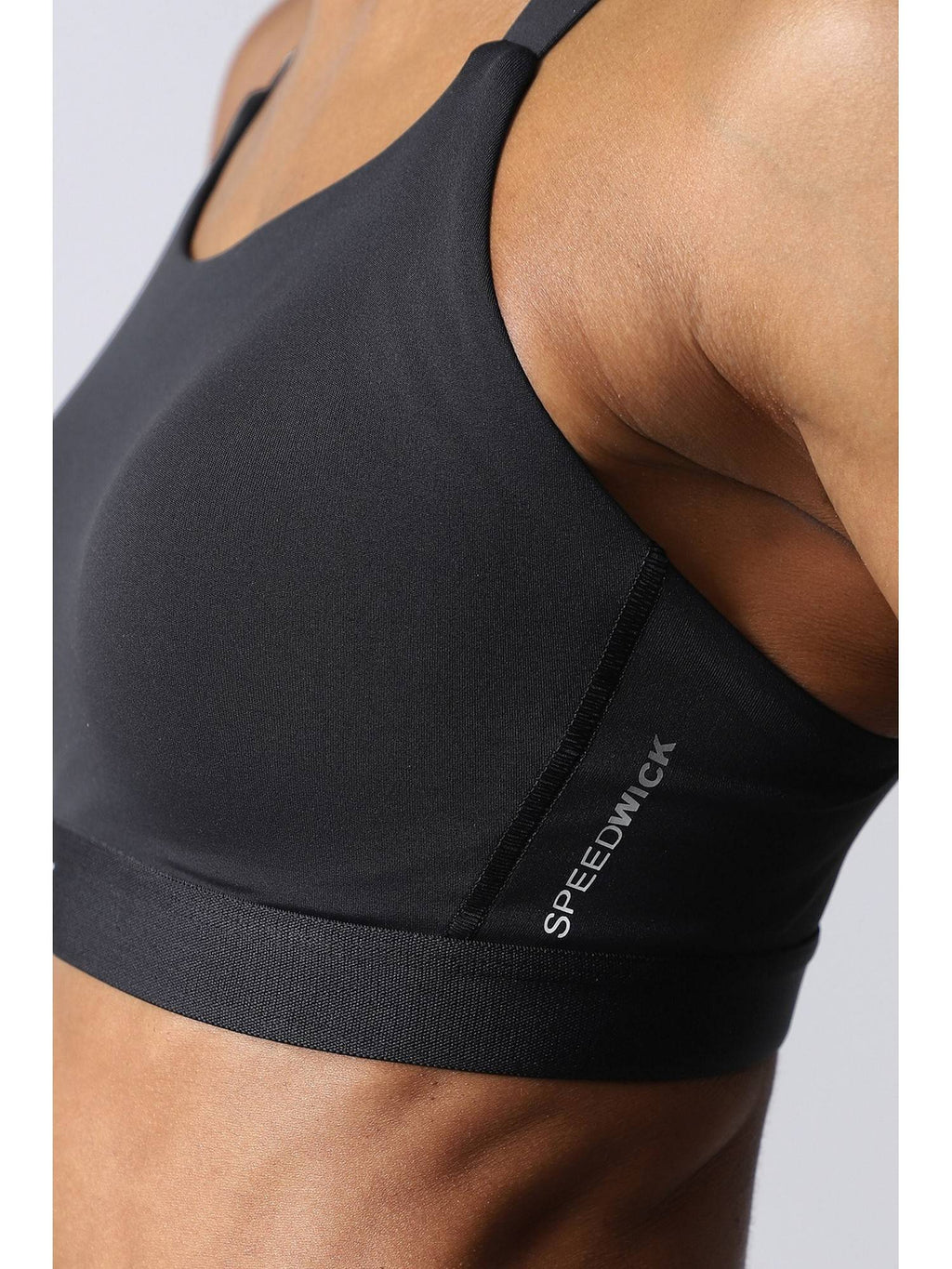 Women Black Sports Bra | sb09 - view 7