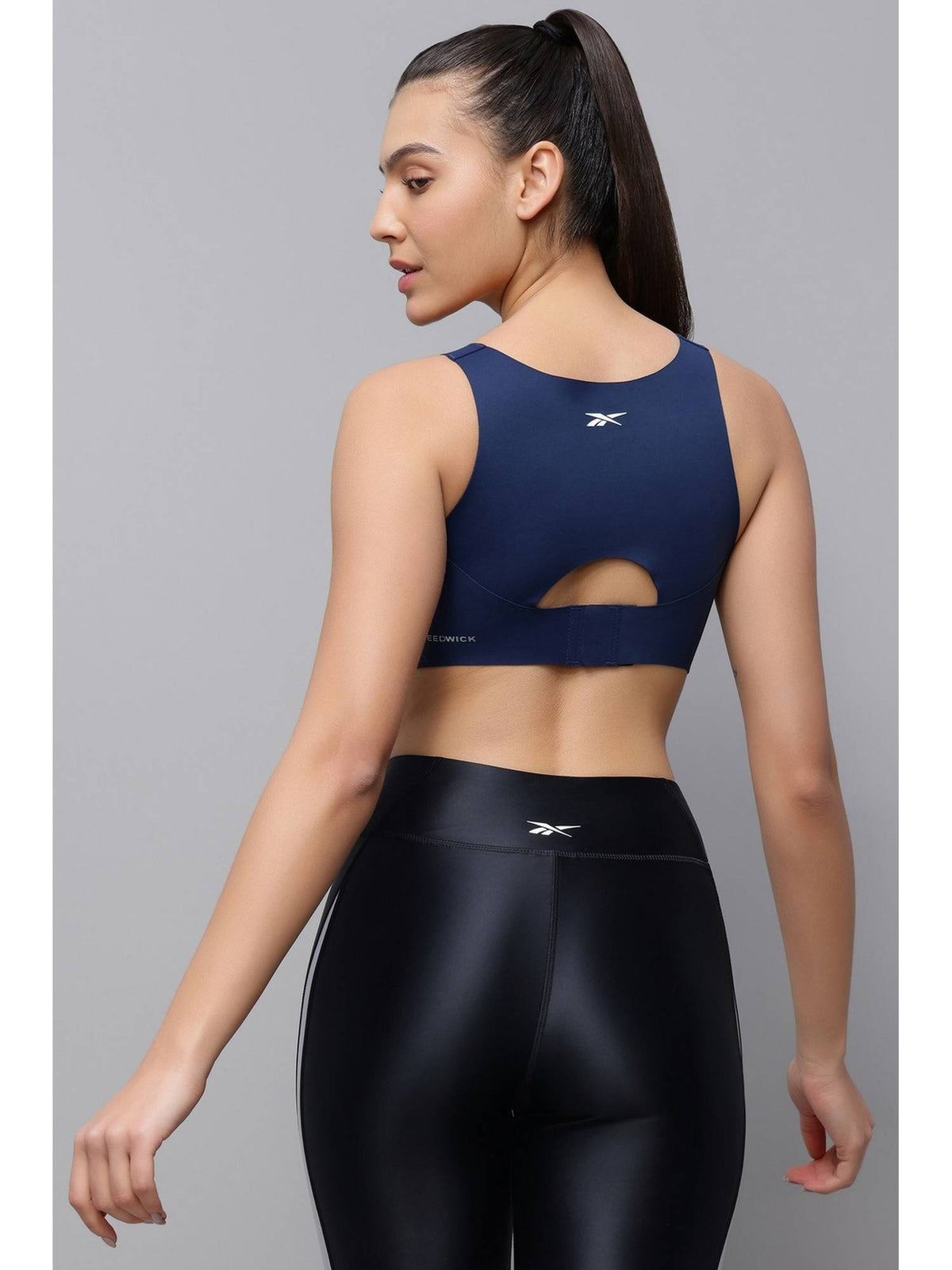 Women Navy Blue Sports Bra | sb09 - view 3