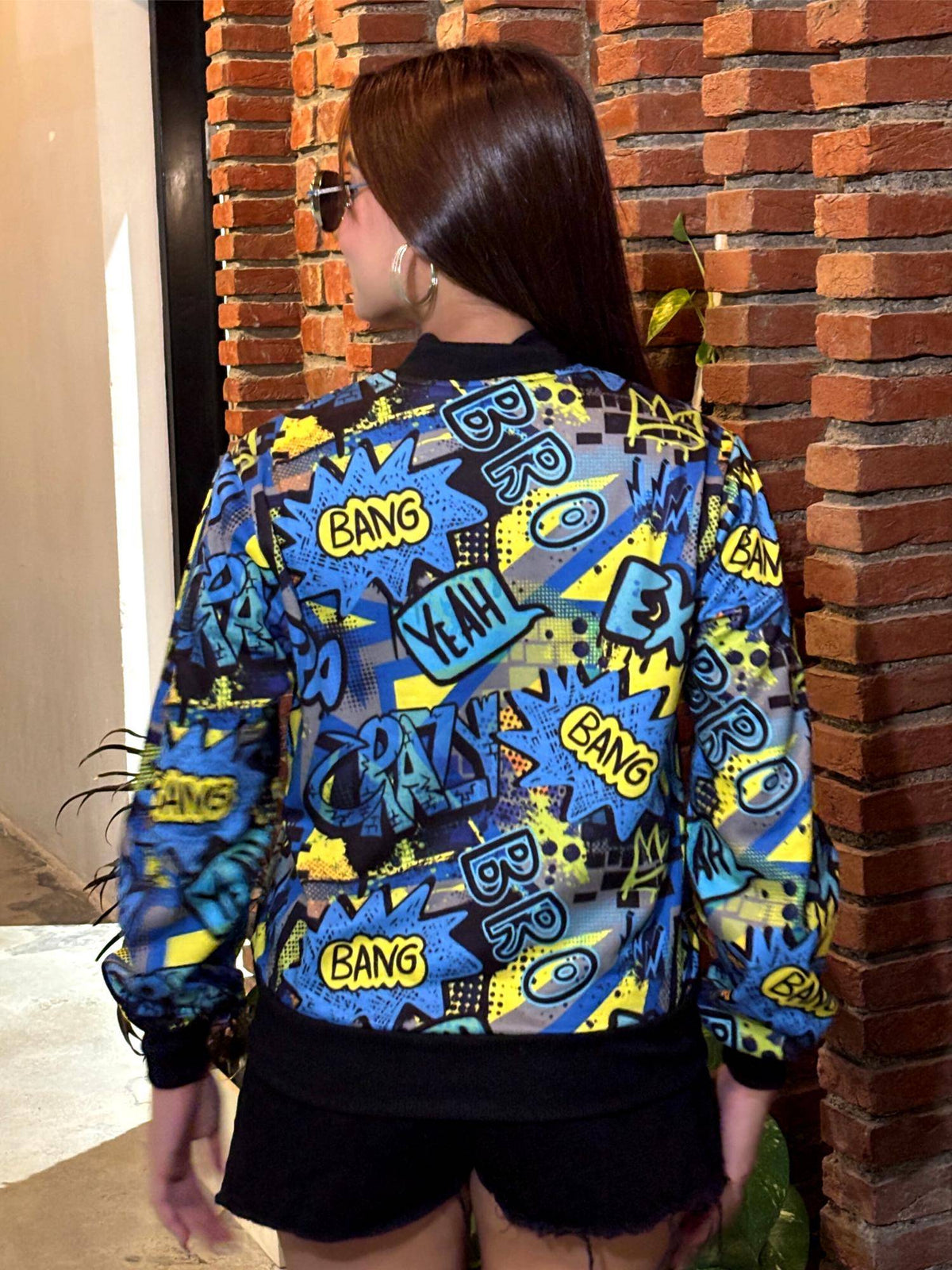 Women Multi-Color Printed Jacket | JC78 - view 4