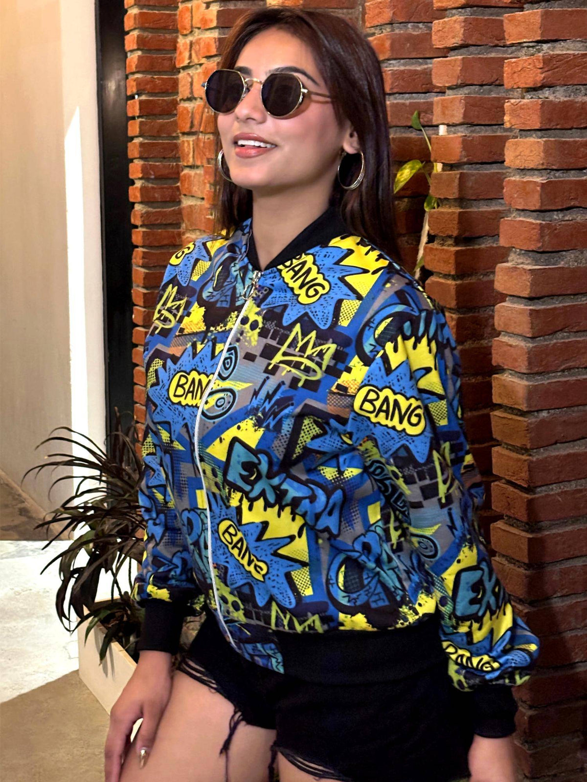 Women Multi-Color Printed Jacket | JC78 - view 5