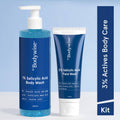 Face & Body Acne Kit (1% Salicylic Acid Body Wash + Anti Acne Face Wash) | BWS9 - view 1