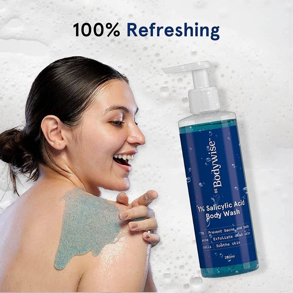 Face & Body Acne Kit (1% Salicylic Acid Body Wash + Anti Acne Face Wash) | BWS9 - view 4