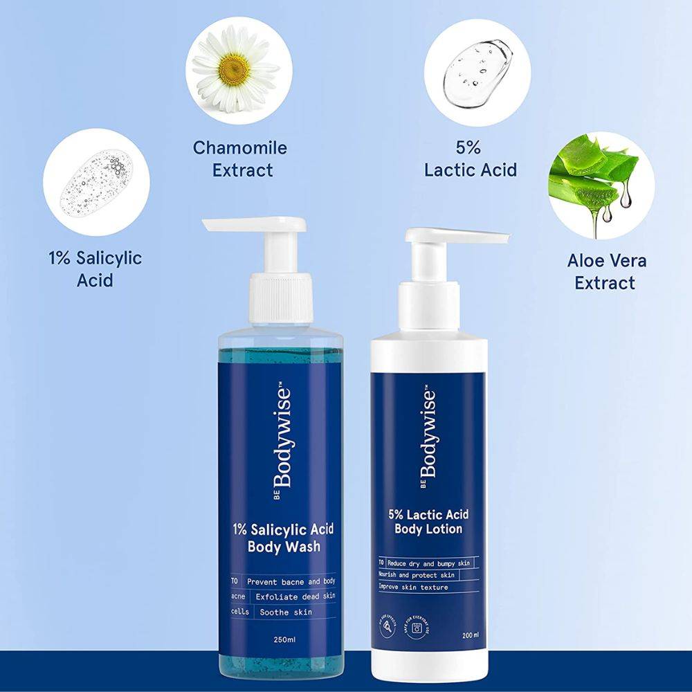 1% Salicylic Acid Body Wash + 5% Lactic Acid Body Lotion | BWS9 - view 5