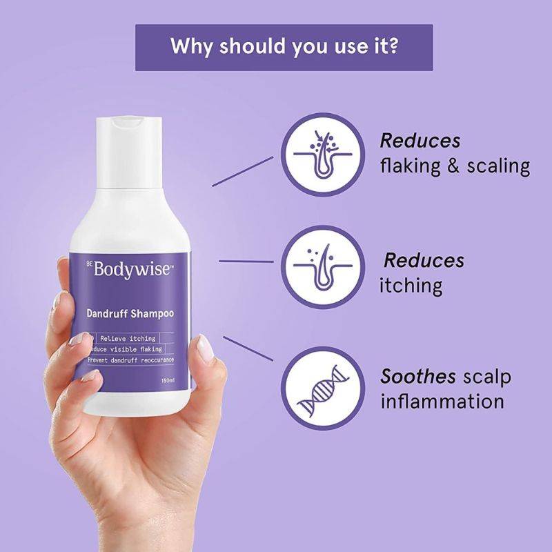 1% Salicylic Acid Body Wash & Anti Dandruff Shampoo for Clear Skin & Flake Free Hair | BWS9 - view 8